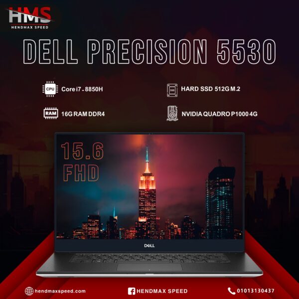 DELL Precision 5530 i7-8850H 4k Mobile workstation